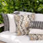 Intertwine Acrylic Throw Square Indoor/Outdoor Pillow Cover & Insert by Elaine Smith-1505466405