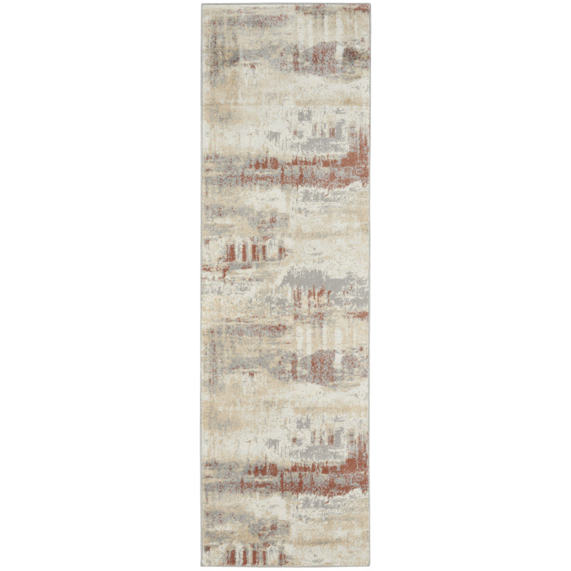 Abstract Area Rug, Runner 2'3" x 7'3"