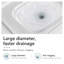 Lavabo de salle de bain 30 "en marbre de culture blanc Carrara avec triple trou de robinet et trop-plein