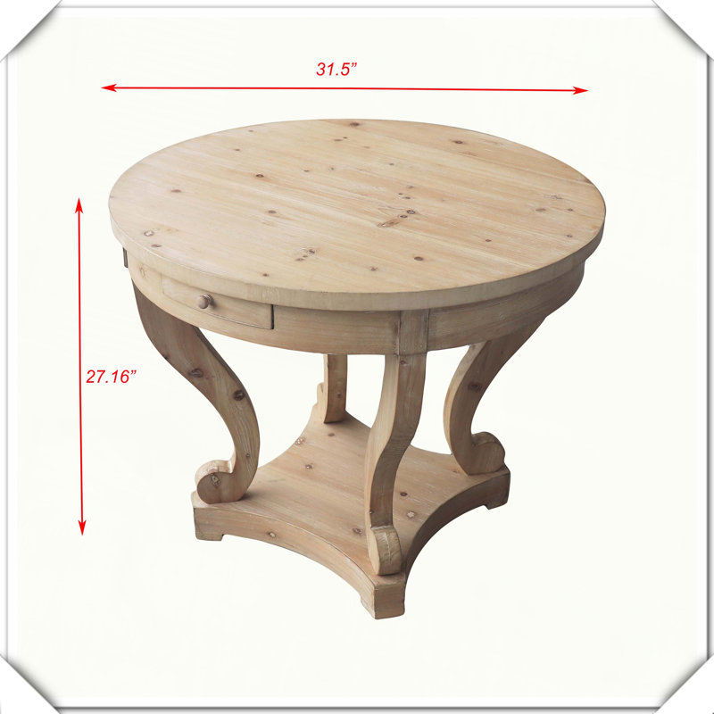 Table basse à bout rond avec pieds courbés, Beige