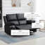 Causeuse inclinable avec coussins réversibles 57,9 po
