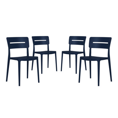 Outdoor Stacking Dining Side Chair (Set Of 4)