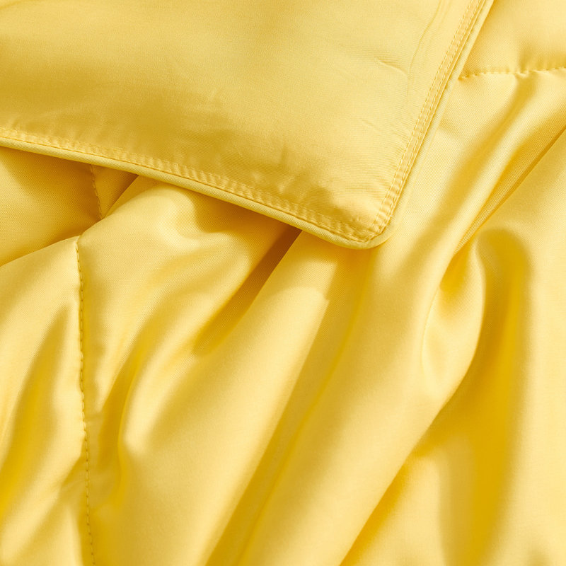 Menopleasing - Coma Inducer Oversized Cooling Comforter Set, Twin Extra Long Comforter + 1 Standard Sham, Yellow