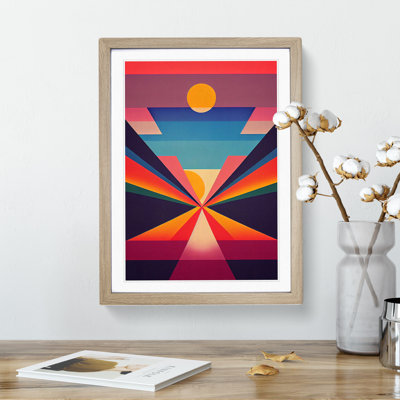 An Epic Abstract Sunset - Wall Art
