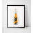 Prosecco Bottle Fizz Bottle - Single Picture Frame Print