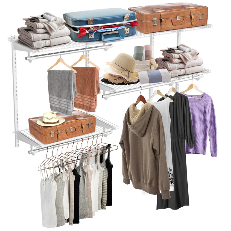 Chael 158cm Closet System, White