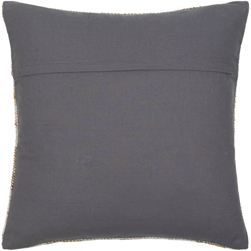 Mahala Geometric Down Pillow Cover, 22" x 22", Down