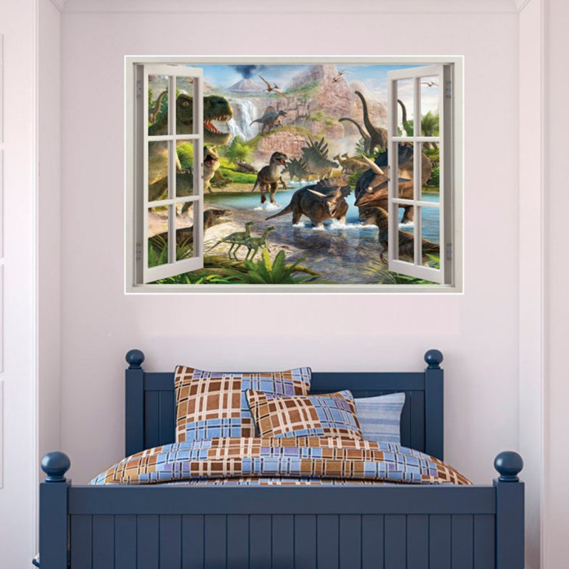 Autocollant mural 3D pour aquarelle 3D