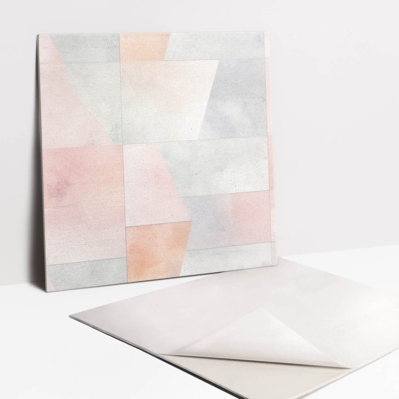 Nila 30x30 cm Pvc Mosaic Sheet in Beige