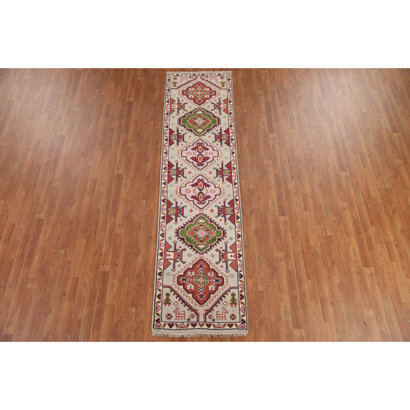 Tapis de couloir oriental géométrique 3 x 10