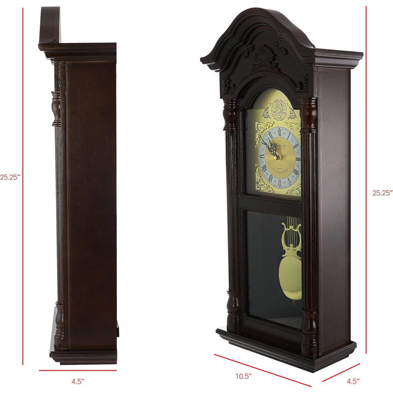 Bhumika Solid Wood Wall Clock