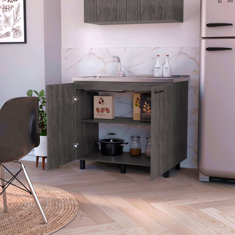 Lavabo et armoire Smokey Oak