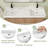 Bronnen 59.17'' Double Bathroom Vanity with Resin Top