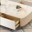 Nouvelle table basse sur pied en bois massif-42183535-42183521