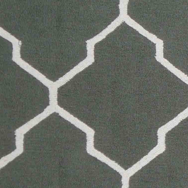Wool Geometric Indoor Rug, Runner 2'6" x 7'