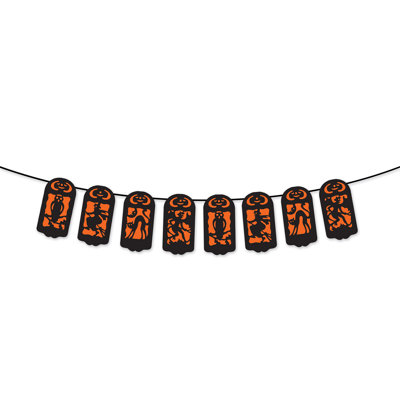 Banderole rétro d'Halloween
