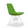 Eiffel Metal Solid Back Side Chair