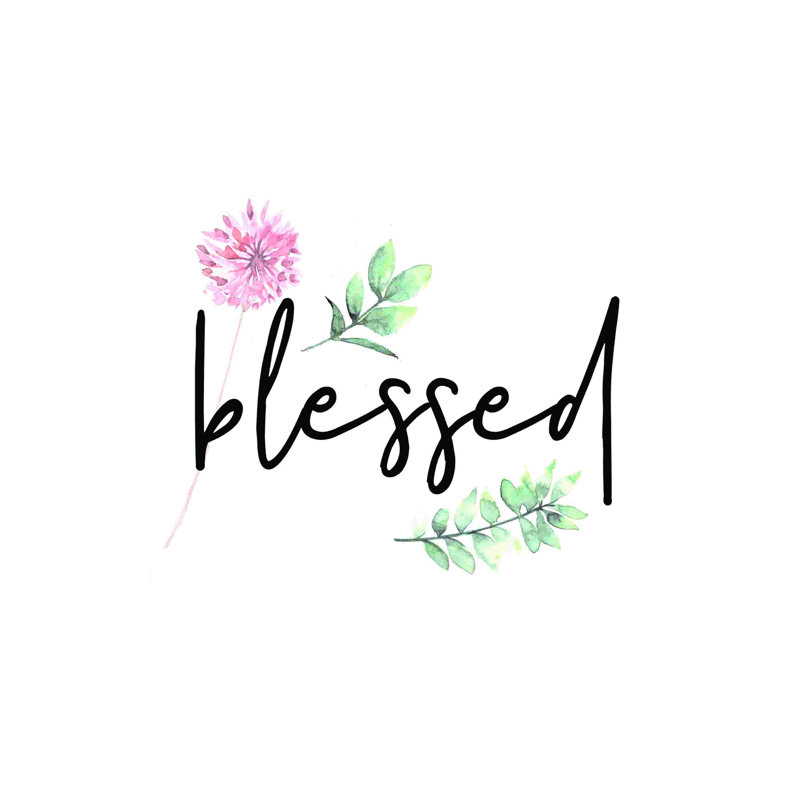 " Blessed Botanical ", 20" H x 20" W  