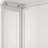 23.62"Modern Arched Glass Double-Door Bathroom Cabinet-1073545364