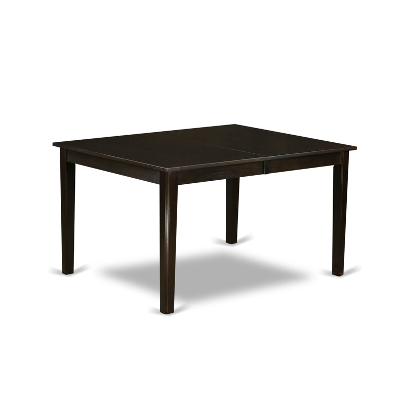 Henley Modern Kitchen Table - a Rectangle Dining Table Top with Butterfly Leaf, Cappuccino, Cappuccino