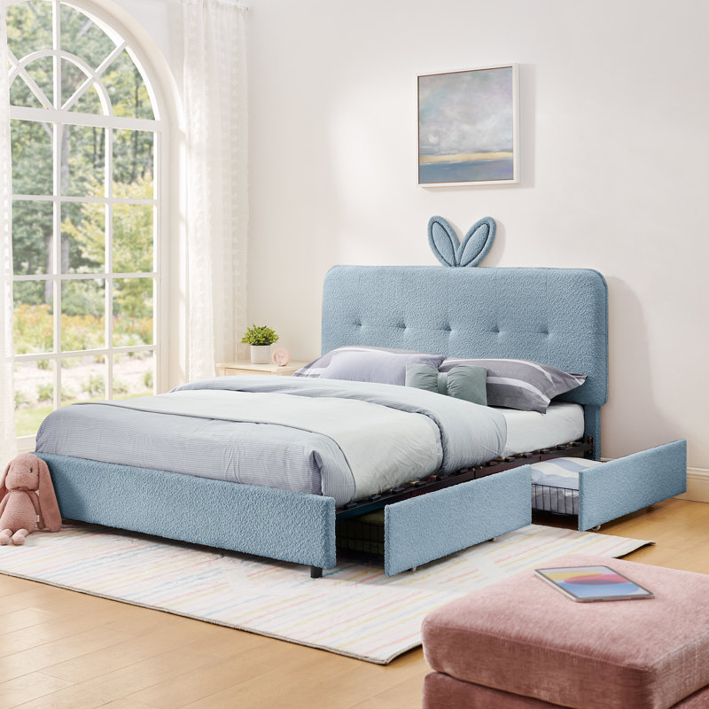 Lit pour enfant Prynn, Grand, Marine