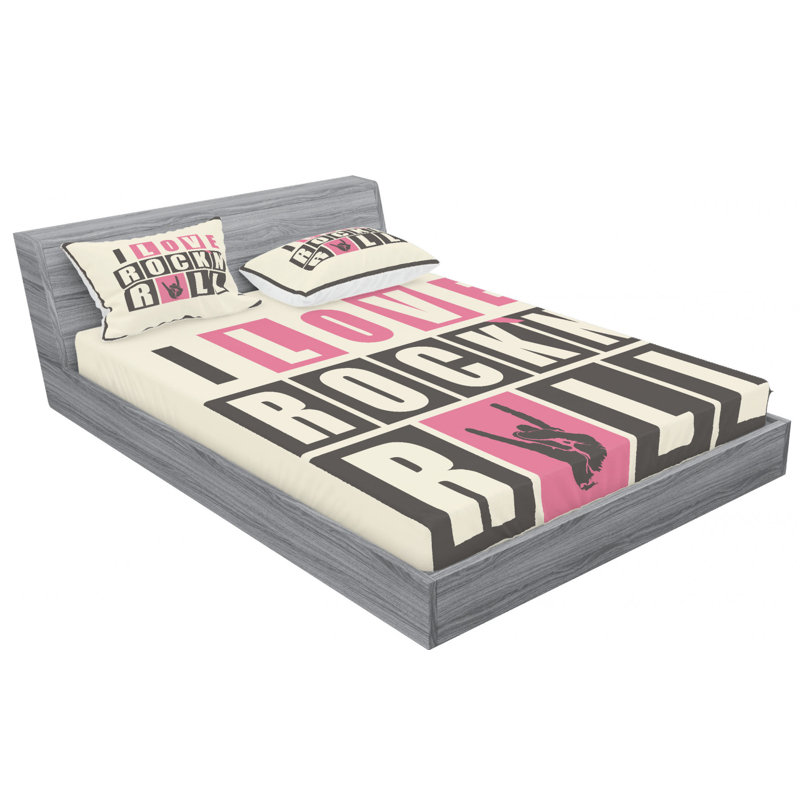 Microfiber Sheet Set, Full Sheet Set with Fitted Sheet