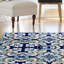 Tapis bleu touffeté à la main Demirhan-20667416