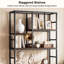 180cm H x 90cm W Metal Etagere Bookcase