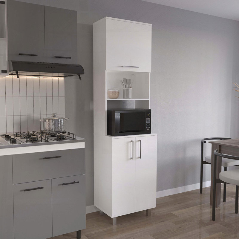 Garde-manger double avec six tablettes