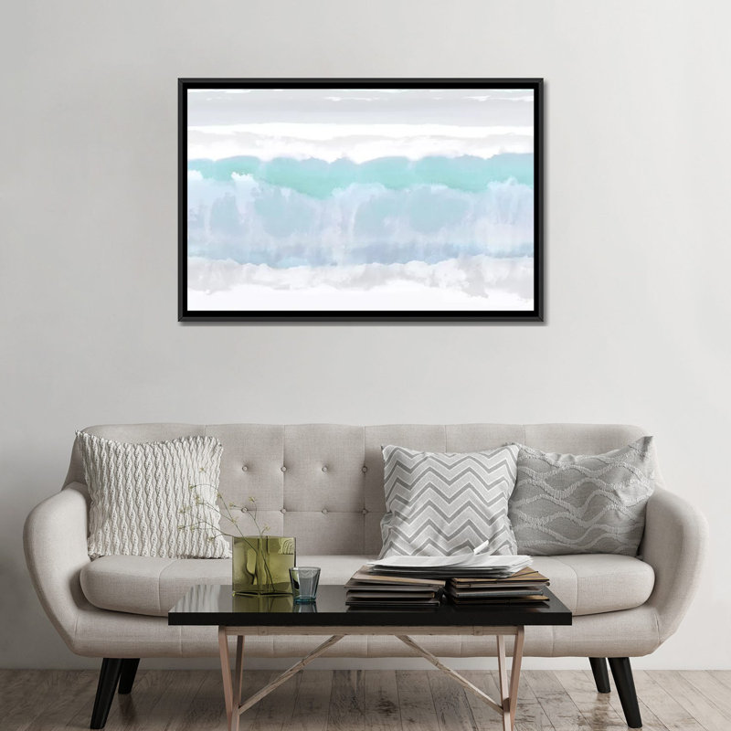 «Undertones» par Rachel Springer - galerie - estampe numérique sur toile tendue, H 18 po x l 26 po x P 1,5 po, Pas de tapis
