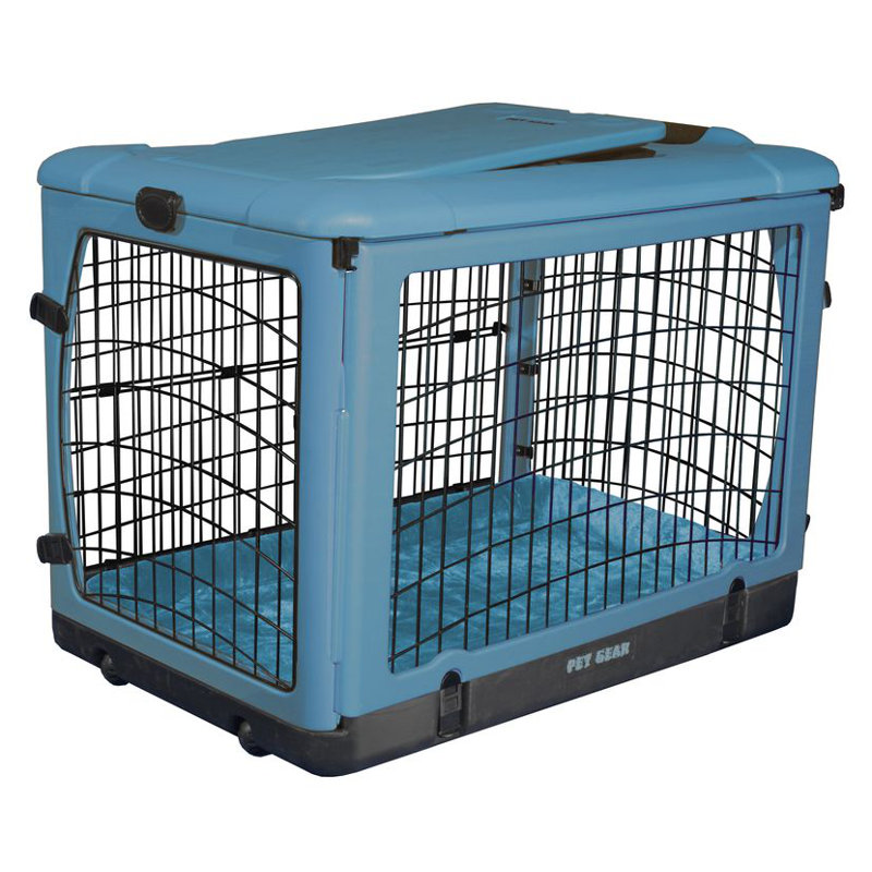 Cage pour animal Deluxe, Moyen (H 27 po x l 24 po x P 36 po), Brun clair