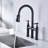 Bridge Kitchen Faucet With Pull-Down Sprayhead In Spot