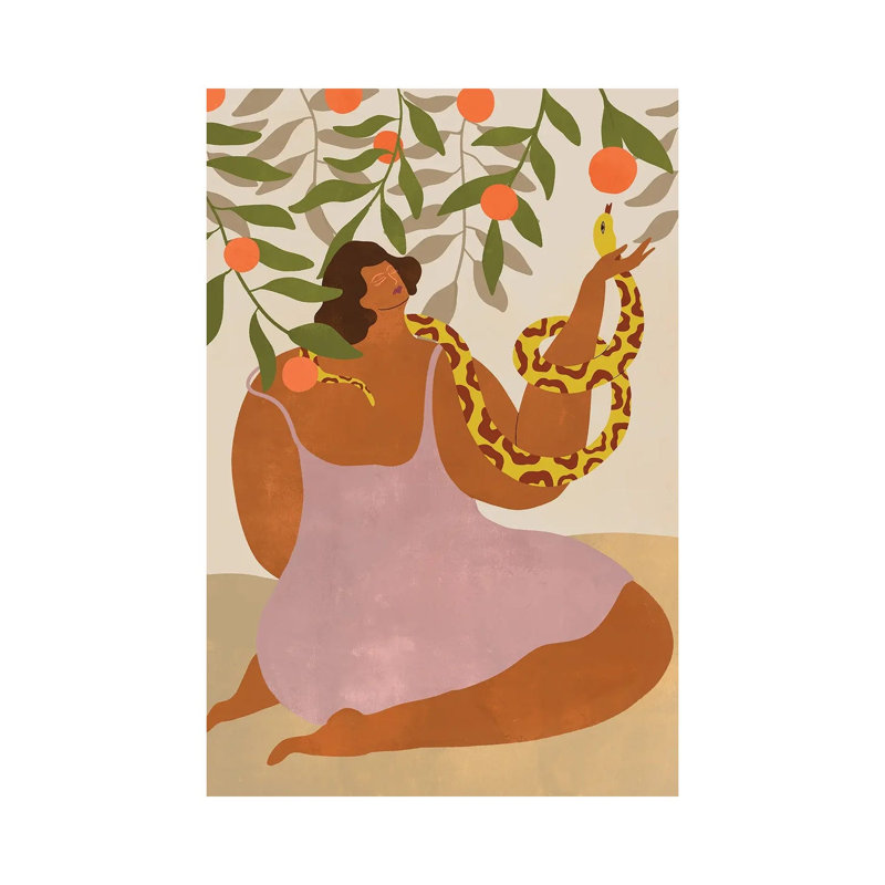 «The Smell Of Orange» par Arty Guava - Giclée sur toile tendue avec châssis, H 40 po x l 26 po x P 1,5 po