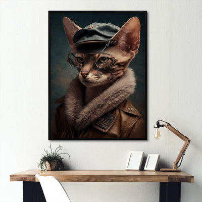 " Cat Wearing Clothing II "