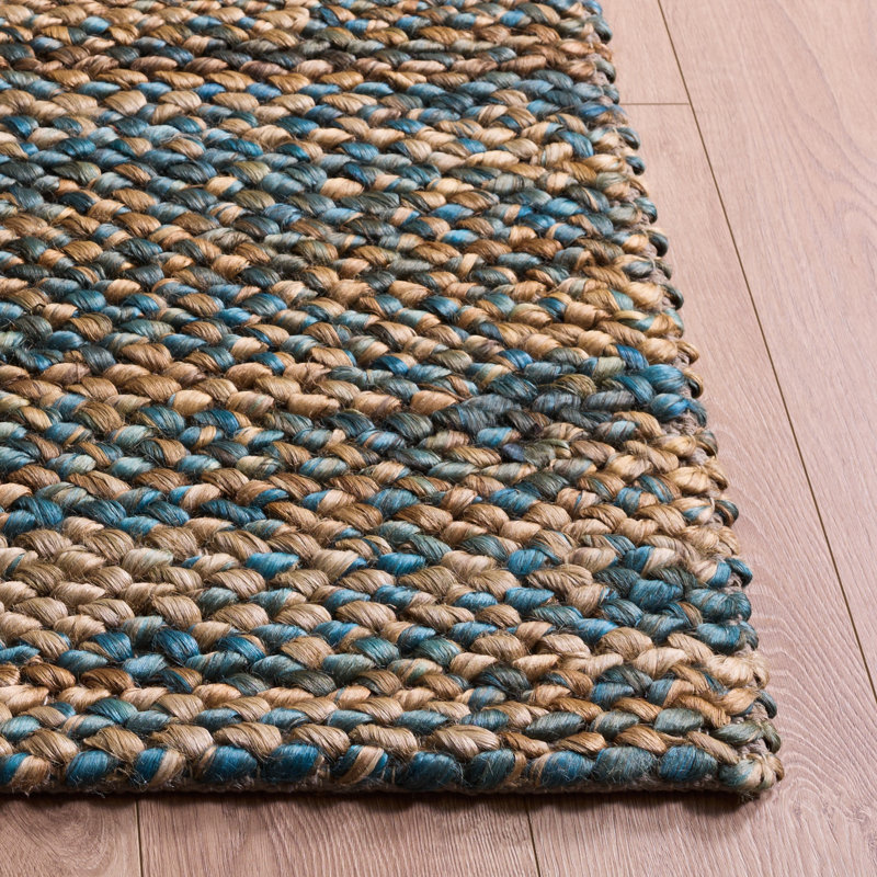 Natural Fiber Couture 111 Hand Woven 80% Jute; 20% Cotton Abstract Rug, Rectangle 4' x 6'