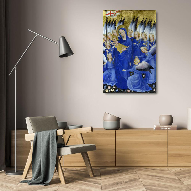 The Diptych Wilton: vierge et enfant (panneau de droite), H 24 po x l 15 po
