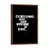 Classic Wood Floater Framed