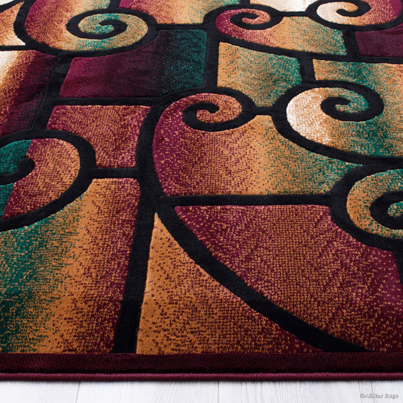 Alicia Abstract Indoor Rug, 5'2" x 7'2"