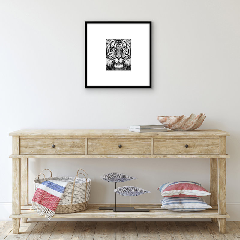 Black 20x20 Picture Frame with Oversized Mat