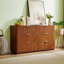 Commode avec 6 tiroirs, commode moderne pour chambre à coucher, salon, couloir