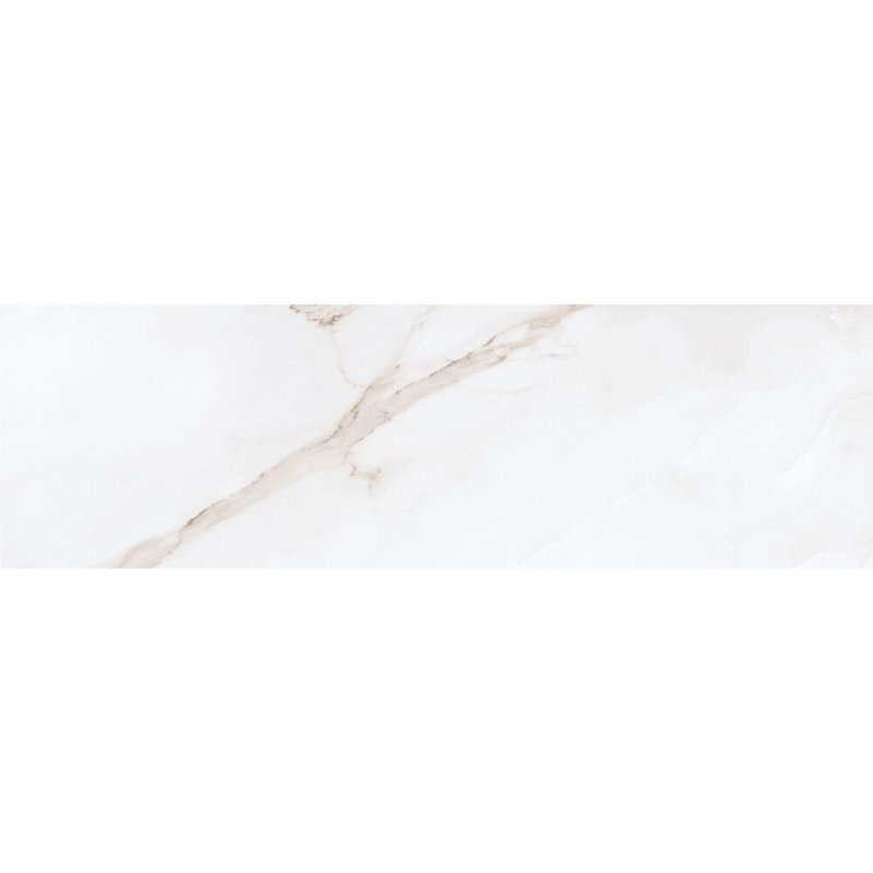 Huntington 3" x 10" Matte Ceramic Bullnose Tile Trim in White