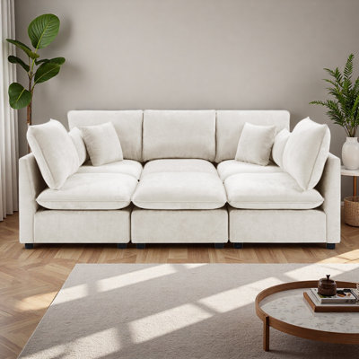 Canapé modulaire moderne Canapé modulaire de 93,7 po