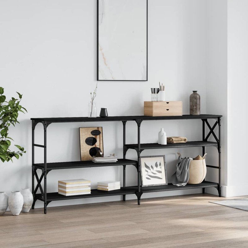Console Table, 76.5cm H x 180cm W x 29cm D, Sonoma Oak