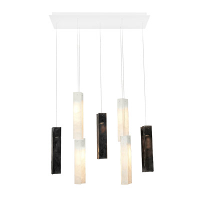 7 - Light Clear/White Cluster Pendant