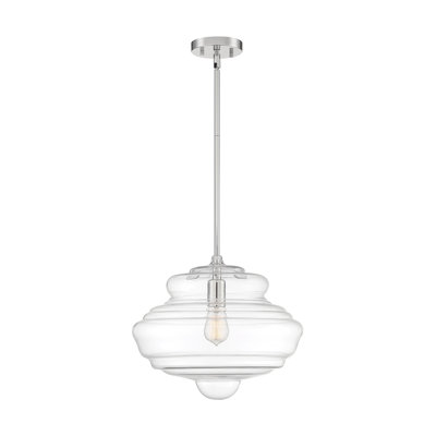 Luminaire suspendu simple à 1 lumière Clarkson