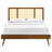 Kelsea Cane and Wood Platform Bed with Splayed Legs-678026019-678026044
