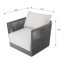 Ensemble de chaises longues pour 5 personnes avec coussins Sunbrella Capri