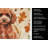 Miniature Red Poodle Heirloom Fall Kitchen Towel-1218231457
