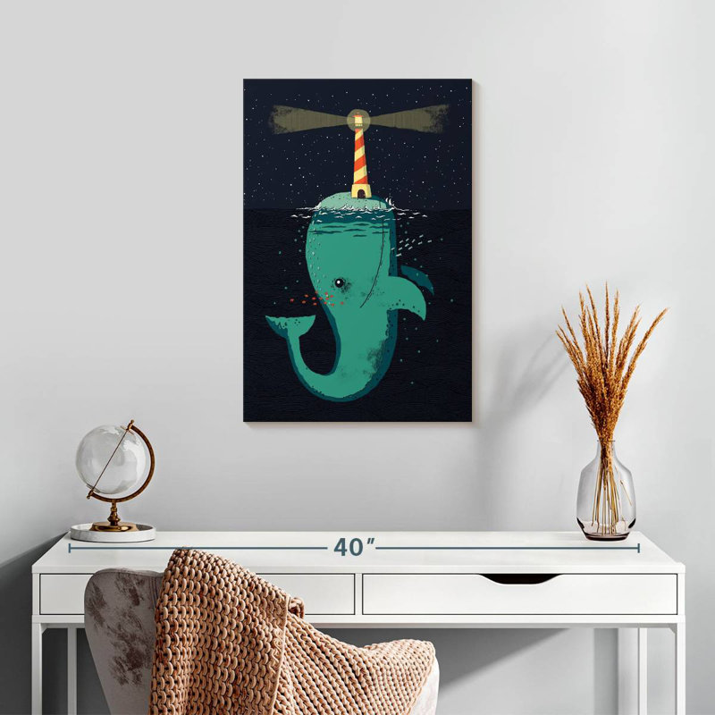 Brampt King Of The Narwhals, 24" H x 16" W