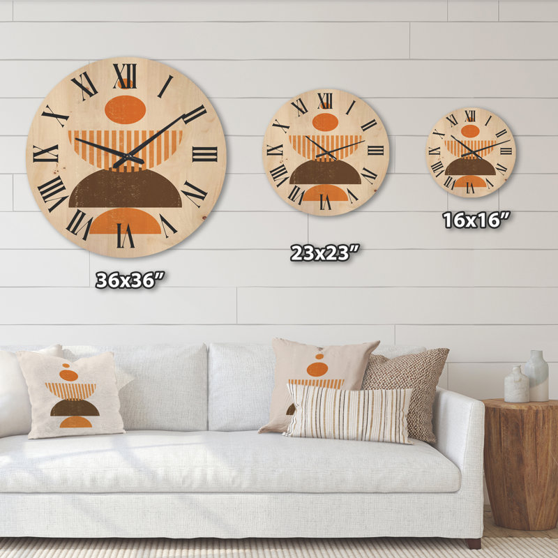 Horloge murale abstraite, Petit